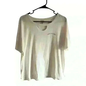 Calia by Carrie Underwood Don’t Quit Your Day Job Dream Big White T-Shirt Sz Xl